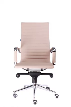 Кресло руководителя Everprof Rio М экокожа Бежевый_3