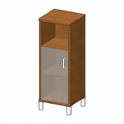 Стеллаж стекло тонированное В421.5 R Дуб девон_0