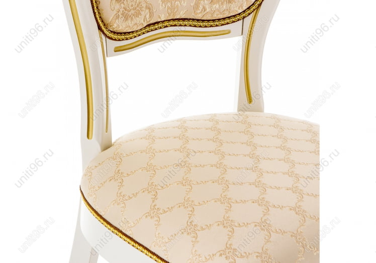 Стул деревянный Лауро Патина золото-Бежевый_7