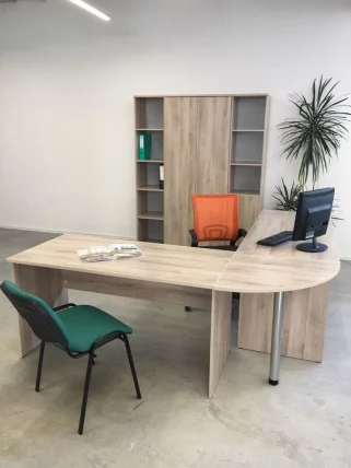 Шкаф для документов узкий Р.П-4 Дуб Кронберг_2