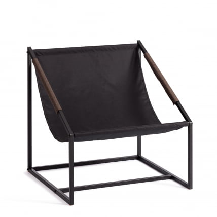 Кресло Charli / Чарли без подлокотника рогожка, коричневый, 3М7-147, 70х70х84 см_1