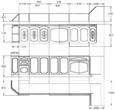 Кухонный гарнитур Диана 6_60331_1