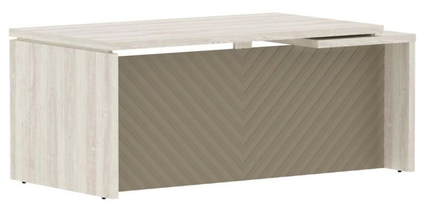 Стол руководителя левый Torr LUX TLCT 189 L Сосна Эдмонд Капучино_0