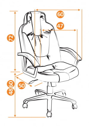 Компьютерное кресло NEO (3) Коричневый/бежевый_7