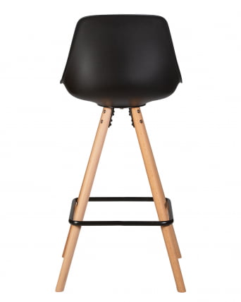 Стул полубарный DOBRIN RONNI Черный B-03_4