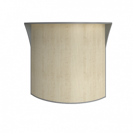 Стойка угловая (радиусный элемент - ХДФ) Riva А.РС-5 Клен/Металлик_0