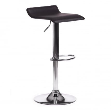 Стул барный KOST (mod. KY509) металл, экокожа, 38*39*63-84 см, черный/хром_0