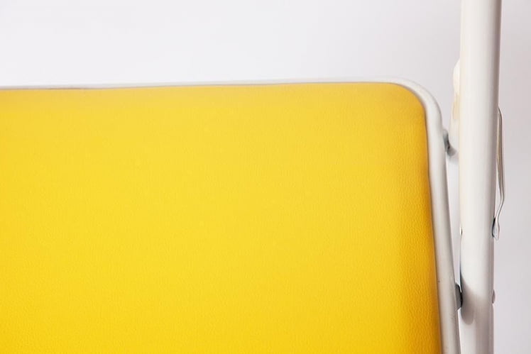 Стул складной FOLDER (mod. 032) / 1 шт. в упаковке каркас: металл, сиденье/спинка: экокожа, 41*51*76см, желтый_7