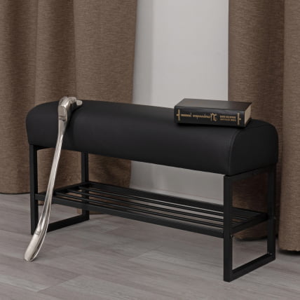 Банкетка-обувница Charli Lux/Чарли Люкс БО экокожа , Sharp Черный_7