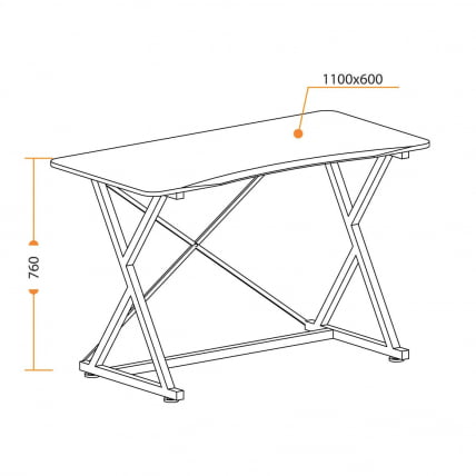 Cтол GD-05 Black (черный)_5
