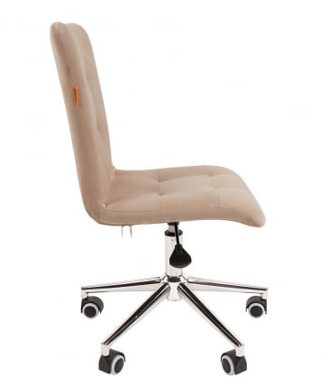 Кресло для оператора CHAIRMAN 030 chrome ткань T-6 Бежевый_2