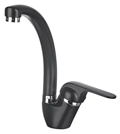 Кухонный смеситель GRANULA 2024 Черный_0