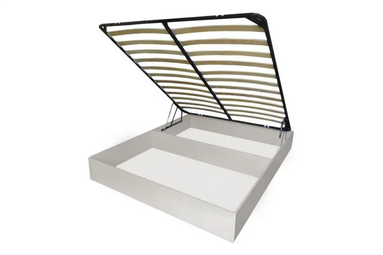 Кровать с подъемным механизмом Катрин 1400 ПМ Альба светло-коричневый_1