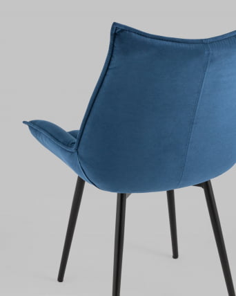 Стул обеденный Осло велюр Синий_6