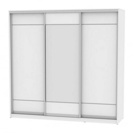 Шкаф-купе Б-230х235х60-2(Белый-Д7Д8Д7) / B-230х235х60-2(Белый-D7D8D7)_0