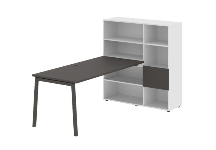 Рабочая станция EDIS ELRST 1217 Мокко Мокко Белый_0