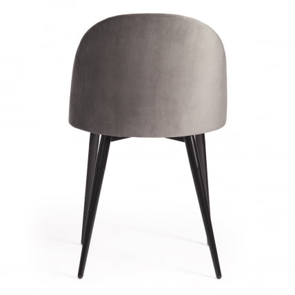 Стул MONRO (mod. 710) ткань/металл, 56х51х80 см, высота до сиденья 47 см, серый barkhat 26/черный_3