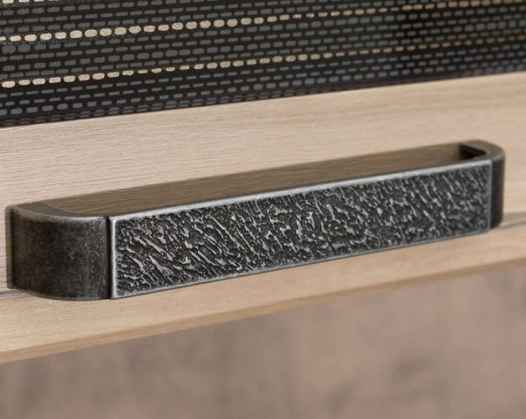 Шкаф-витрина кухонный (с системой плавного закрывания) Бруклин 101.80.1 Дуб Кронберг/Лагода/Антрацит_1