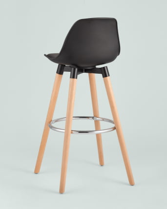 Полубарный стул Мартин экокожа Черный_4