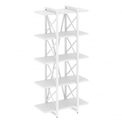 Стеллаж на регулируемых опорах - 5 полок LOFT VR.L-MST.O-5.4V Металл белый Белый Бриллиант_0