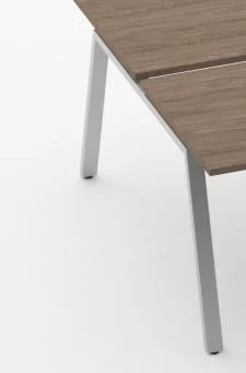 Л-образный металлический каркас с траверсами Deka 73.145.08 К Металлик матовый муар_0