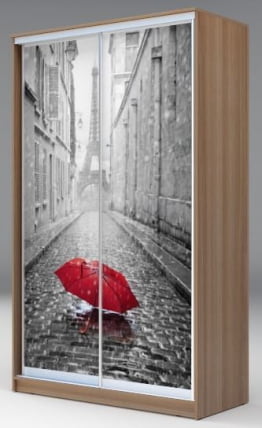 Шкаф-купе Хит-23-12-77 Париж Ясень шимо темный_0