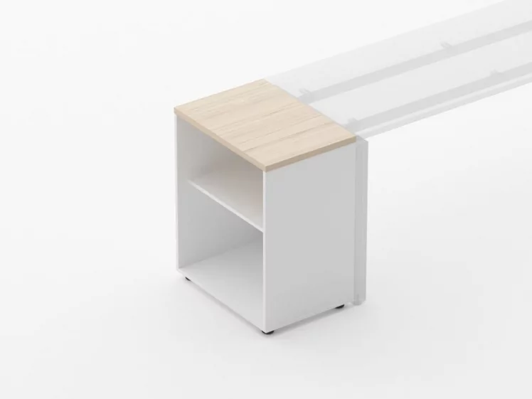 Тумба открытая Deka 9.01.06 Туя/Белый_1