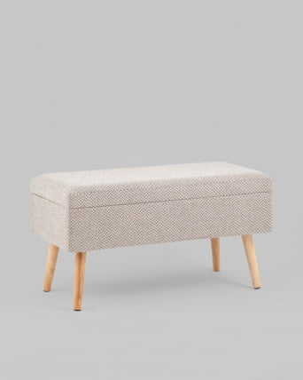 Банкетка Сторми с ящиком серый_0