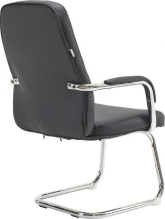 Кресло для посетителей Everprof Vesta CF Экокожа Черный_3