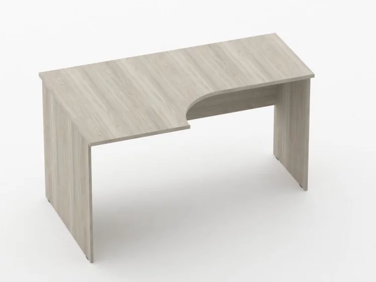 Стол угловой Twin 12.14.14Л Дуб Сантана светлый_0