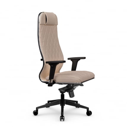 Кресло руководителя Мetta L 1m 40M/2D Infinity Easy Clean (MPES) Комплект 4 Темно-бежевое_1