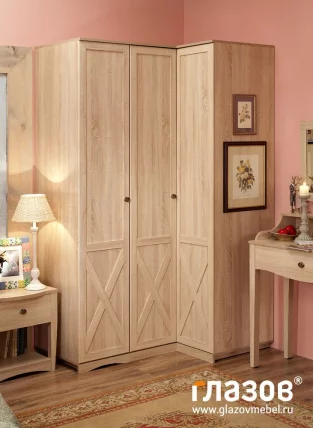 Спальня композиция 4 ADELE Дуб Сонома/Орех шоколадный_1