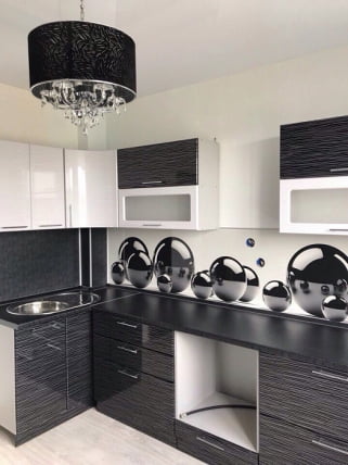 Глянцевый фартук (КОМПОЗИТ) KM 34_4