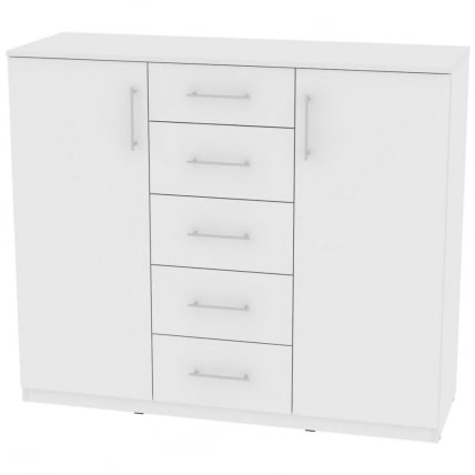 Комод Калисто(K33)1147х1352х468ручкарейлинг160мм(Белый)_0