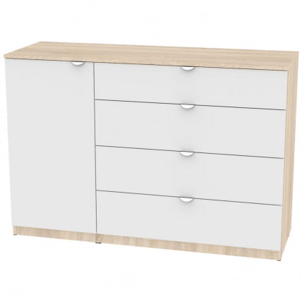 Комод Калисто(K44)923х1352х468ручкаторцеваяTR-2(ДСС-Белый)_0