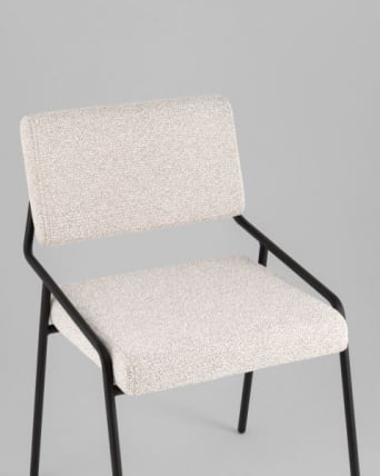 Стул Теллинг шенилл серо-бежевый_6