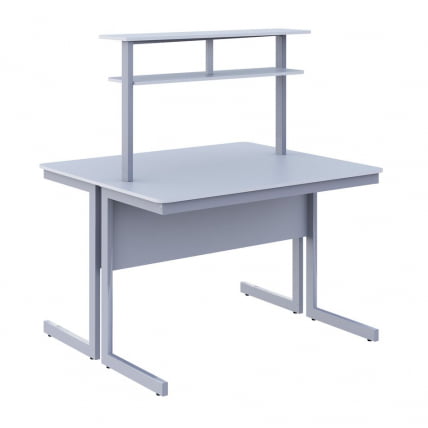 Стол лабораторный островной для спец. кабинетов Серый/Серый_0