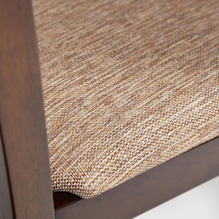 Обеденный комплект Хадсон (стол + 4 стула)/ Hudson Dining Set cappuccino (темный орех)_2