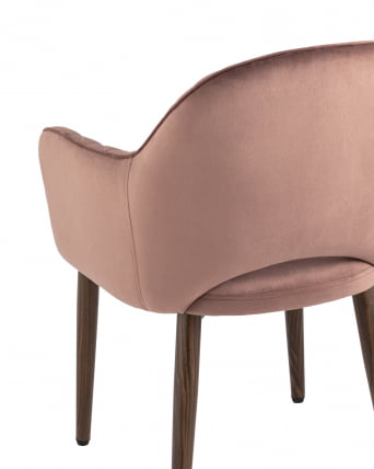 Стул Венера NEW диамант велюр Пыльно-розовый_6