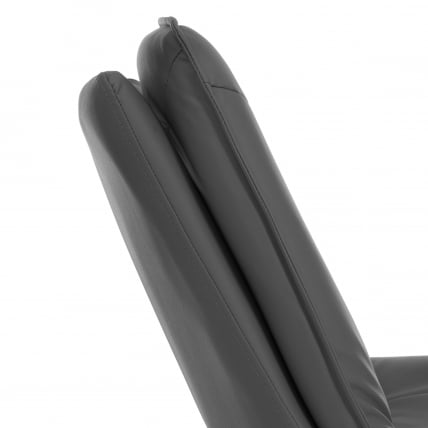 Кресло лаунж Cosmo экокожа, графит_9