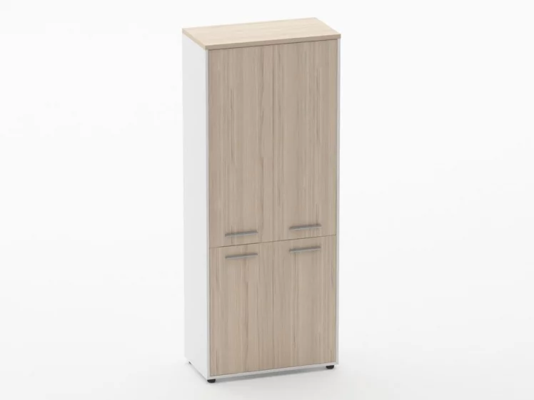 Шкаф 4 широкий закрытый, 4 двери Deka 10.19.151 Туя/Белый_0