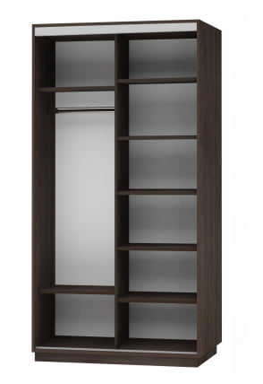 Шкаф-купе двухдверный Экспресс Дуо 1200х2400h Сакура/Венге_1