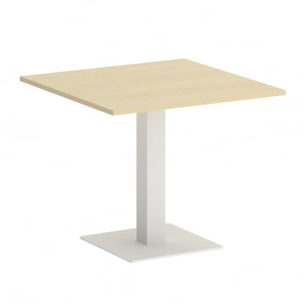 Стол журнальный квадратный HOME OFFICE VR.SP-5-90.2 Клен/Белый металл_0