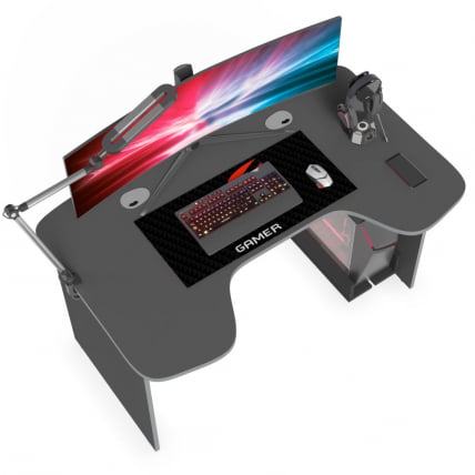 Игровой компьютерный стол SKILLL STG 1385.1 антрацит/металлик_8