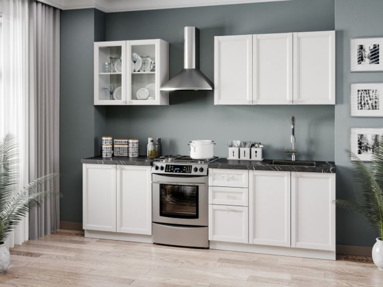 Шкаф кухонный 450 Джулия ЛД 284.330.000.019 Белый_2