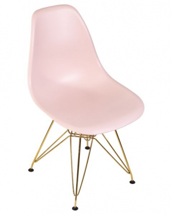 Стул обеденный ДОБРИН ДСР (ножки золотые, цвет светло-розовый (ПК-02)) 4 шт / DOBRIN DSR (PK-02))_7