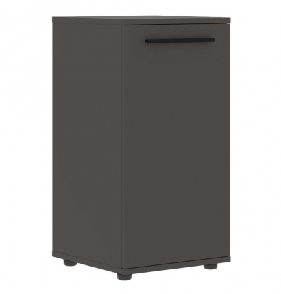 Шкаф колонка с глухой малой дверью EDIS ELCS 42.1 Мокко Черный Мокко_0