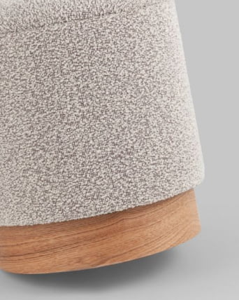 Пуф с ящиком Холли XS букле бежевый_5