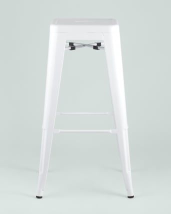 Стул барный Tolix Белый_2