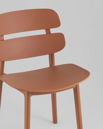 Стул Tony пластик коричневый_1